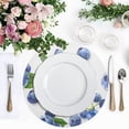 thumbnail image 4 of Ryvnso Blueberry Fruits Round Plate Mats Dining Table Placemat Set of 4 for Holiday Decoration, 4 of 7