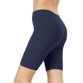 thumbnail image 6 of ClothingAve. Womens High Waist Stretch Active Bermuda Biker Shorts Navy X-Large, 6 of 7