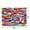 70.8 X90.5 Inches/180x230cm, variant on World Flag Party Flag-50 National Flags, Vivid Polyester Design with 50 National Flags, No Power Needed, Perfect for Birthday, Tailgate Party and Celebration Decoration