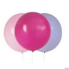 Pink & Purple 24" Latex Balloons, Valentine's Day, Party Decor, 3 Pieces
