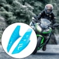 thumbnail image 4 of 5xPlastic Casco De Motocicleta Orejas Cuernos Piezas Decorativas Protectoras Azul, 4 of 8