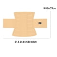 thumbnail image 3 of Cinturón de soporte abdominal de alta elasticidad para hombres y mujeres, faja moldeadora para esculpir el cuerpo después del parto, entrenador de cintura de malla transpirable para fitness y ejercici, 3 of 8