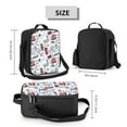 thumbnail image 2 of Honeii London Landmark2 Print Insulated Lunch Bag, Reusable Lunch Box for Adult, Leakproof Cooler Bag for Work Office Travel Picnic, 2 of 7