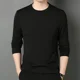 thumbnail image 5 of Ropa para hombre, camiseta verde lisa, camiseta para hombre, unicolor, talla grande, cuello en V, seda helada, gran tamaño, moda Harajuku, nueva y original, 5 of 5