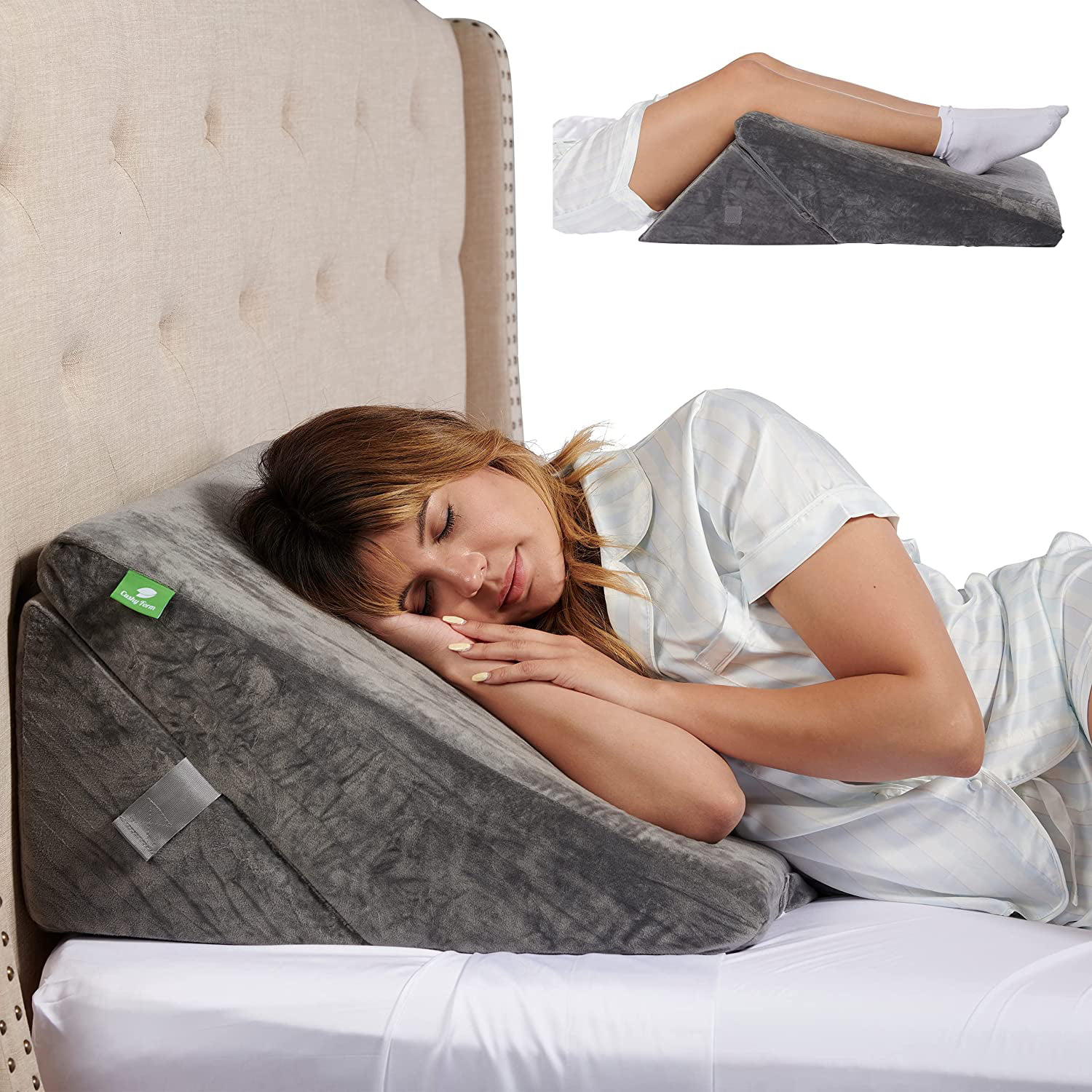 Clevinger Memory Foam Bed Wedge Back Support Pillow – Living Today