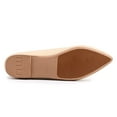 thumbnail image 4 of Women Flats Comfortable Pointed Toe Ballet Flats,Beige 10, 4 of 5