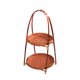 thumbnail image 4 of Cesta de frutas tejida de bambú, organizador de cesta de pan, cesta decorativa para comida, cesta de almacenamiento de bambú rústica, almacenamiento d 2 capas 38cmx22cm, 4 of 9