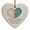 #77White, variant on Christmas Clearance Vggrvlo Heart Shaped Sea Glass Ornaments Christmas Tree Hanging Ornaments Crafted by Hand