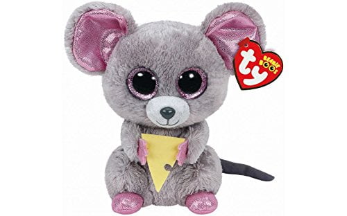 Plush Beanie Boo Mouse 15cm Cheese NEW #13 Details about   TY 6’ Boos 2016 Squeaker 