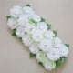 thumbnail image 1 of Kit de arco de flores para boda con cortinas, guirnalda de rosas artificiales de lujo para ceremonia de boda, cenador, telón de fondo de recepción, decoración floral de rosas, 1 of 6