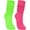 Hot Pink&green, variant on Winter Knee High Slouch Socks for Women Soft Extra Long Scrunch Sock Slouch Boot Socks