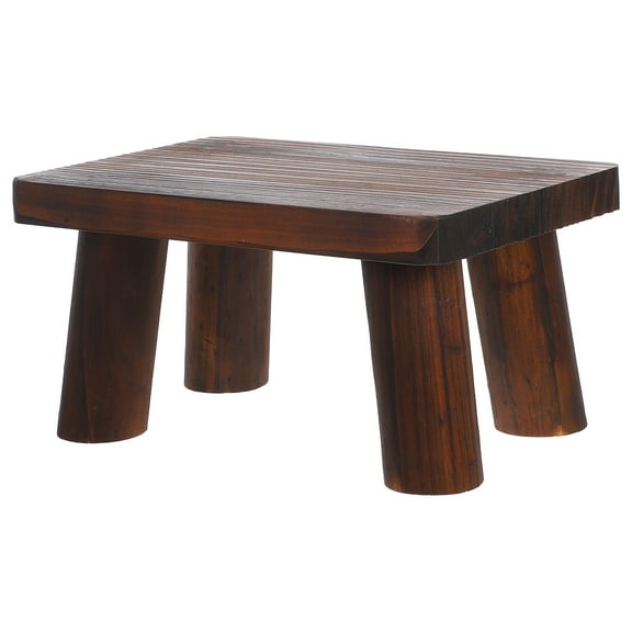 Wooden Step Stool Anti Slip Heavy Duty for Adults Kitchen Office Bedroom Garden Bathroom 1 Set