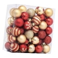 thumbnail image 1 of 50 piezas de adornos artesanales decorativos de esfera navideña, 1 of 7