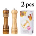 thumbnail image 3 of Coofit Pepper Grinder Wooden Adjustable Large Capacity Manual Spice Grinder Pepper Mill, 3 of 10