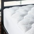 thumbnail image 5 of Viscosoft Bamboo Mattress Topper Pad with Fitted Skirt - Queen Size - Extra Plush Pillowtop Mattress Topper - 18" Deep Pockets, 5 of 9