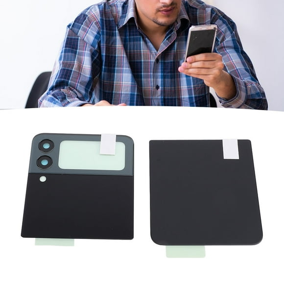 Teléfono Cubierta Trasera Trasera, Lente de Cámara Precestada Instalación Profesional Teléfono Cubierta del Panel Trasero Para Reparar