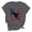 A Gray, variant on Fjofpr Women's Clothing Tops Summer Womens Tops Blouses Summer Tunic Tops Short Sleeve Solid Color Loose Round Neck Tees Shirts