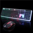thumbnail image 4 of Colorido Led Iluminado Retroiluminado Usb Con Cable Pc Rainbow Gaming Keyboard Mouse Set Gamer Gaming Mouse Y Keyboard Kit Home Office Kearding EL013104-00, 4 of 6
