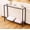 Black2, variant on MAJARO Small Modern Console Table for Entryway, Tempered Glass with Metal Frame Sofa Table for Living Room, Hallway, Office (Double-Layer, Gold)