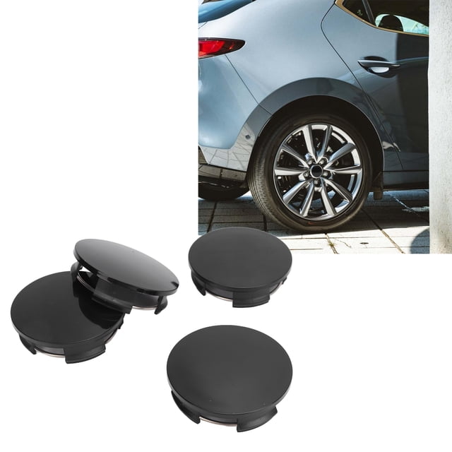 Tapacubos Para Centro De Rueda, Tapas Centrales De Rueda De Plástico Universales De 57 Mm Con Abrazaderas De Metal Para Automóviles