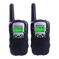thumbnail image 1 of Pack de 2 radios Walkie Talkie Woki Toki con intercomunicador para niños, color negro, 1 of 1