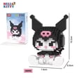 thumbnail image 3 of Bloques de construcción de Pokémon para niños, juguetes de Anime Sanrio, bloques de rompecabezas de partículas pequeñas para Lego Pikachu, modelo de rompecabezas 3D de Hello Kitty, 3 of 4