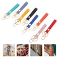 thumbnail image 3 of OUSITAID 8Pcs PU Leather Wristlet Strap Keychains PU Wrist Strap for Key Lanyard Keychain Holder, 3 of 6