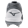 thumbnail image 5 of Mizuno Mizuno Sweep 5 Low Women's Metal Softball Cleat, Size 6.5, Grey-White (9100), 5 of 5