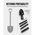 thumbnail image 3 of SUNPOW Manganese Steel Folding Digging Shovel, Heavy-Duty Collapsible Spade with Pickaxe for Camping, Gardening & Car Emergency, 3 of 6