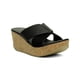 thumbnail image 1 of Sandalia Cuña Calzado Dama 707 70701590 negro 23.5 LOB Footwear 70701590, 1 of 6