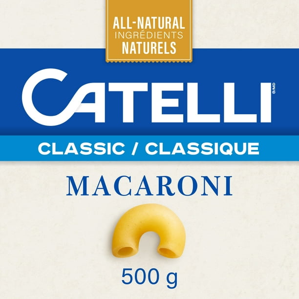 Macaroni Catelli Classique entièrement naturels, 500 g 500 g
