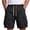 #01 Black 【Mix & Match: Stock Up on Your Favorite Colors】, variant on Men's Solid Relaxed Beach Five Inch Shorts, Elastic Custom Drawstring Waist Handy Side Storage Pockets Soft Lightweight Fabric, Multi Color Casual Shorts for Summer Spring