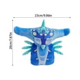 thumbnail image 2 of Subnautica Skyray Plush Toy, Soft Stuffed Colorful Sea Creature Figure, Game Inspired Collectible for Fans, Kids, Room Decor & Birthday Gifts, 2 of 5