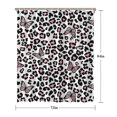thumbnail image 5 of Pink Leopard Butterfly Pattern Shower Curtain 72"x84" ,Bathroom Decorative Shower Curtains Set with 12 Hooks,Modern Waterproof Washable Shower Curtain, 5 of 6