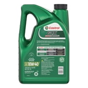 (3 pack) Castrol GTX High Mileage 10W-40 Synthetic Blend Motor Oil, 5 Quarts