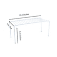 thumbnail image 6 of Evelots Kitchen Cabinet/Counter Shelf-Organizer-Double Space-Sturdy Metal-Set/2, 6 of 6