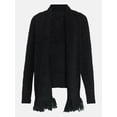 thumbnail image 5 of 99 Jane Street Women's and Women's Plus Boucle Sweater and Scarf Set, Midweight, 2-Piece, Sizes XS-4X, 5 of 5