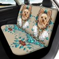 thumbnail image 4 of Xoenoiee Yorkshire Dog Dreamcatcher Pattern Universal Car Seat Cover Set Car Front & Rear Seat Covers Protector Split Bench Cover Pet Dog Seat Mats Car Accessories Gifts, 4 of 7