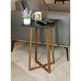 thumbnail image 4 of Eccostyle Solid Bamboo Frame Square Side Table, Plant Stand - Caramel & Black, 4 of 7