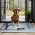 thumbnail image 3 of ONETECH Snowy Trees Bench Doormat Entrance Mat Non-Slip Durable for Home Entrance 19.68*39.37 in, 3 of 6