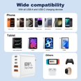 thumbnail image 2 of Cargador USB-C uoyssimi de 60 W 5 en 1 con carga rápida PD 3.0, 2 of 7