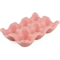 thumbnail image 1 of Ceramic Egg Holder 6 Cups Porcelain Egg Tray Set Kitchen Restaurant Fridge Storage Decoration, 1 of 3