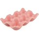 thumbnail image 1 of Ceramic Egg Holder 6 Cups Porcelain Egg Tray Set Kitchen Restaurant Fridge Storage Decoration, 1 of 3