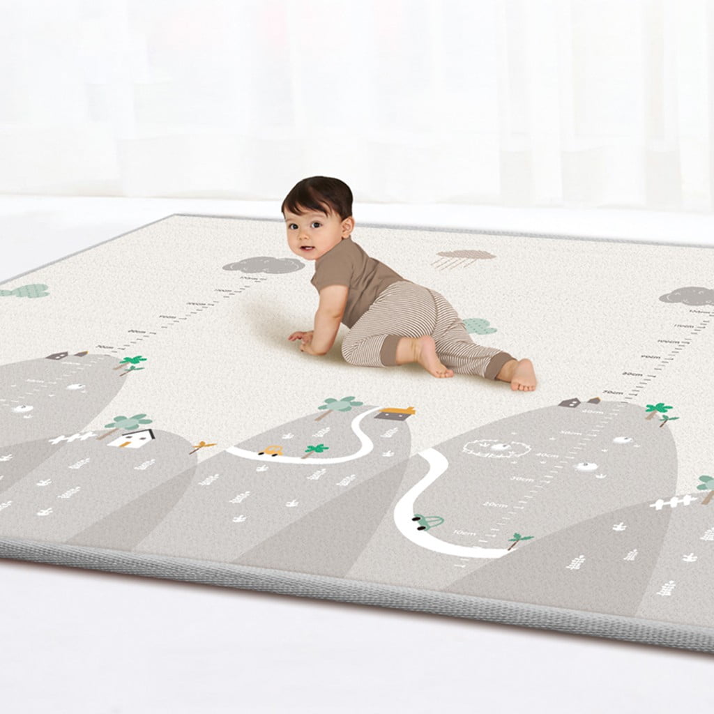 Extra Large Crawl Mat Baby Kid Toddler Soft Playmat 4Pattern Play Carpet Blanket 