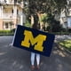 thumbnail image 5 of Bandera de la Universidad de Michigan de Desert Cactus Wolverines UM U of M Banderas 100% poliéster para interiores y exteriores, banderas de 3 x 5 pies (diseño 1), 5 of 5