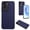 Blue, variant on Shockproof Phone Case for Honor 90 Lite Slim Protective Cover Red