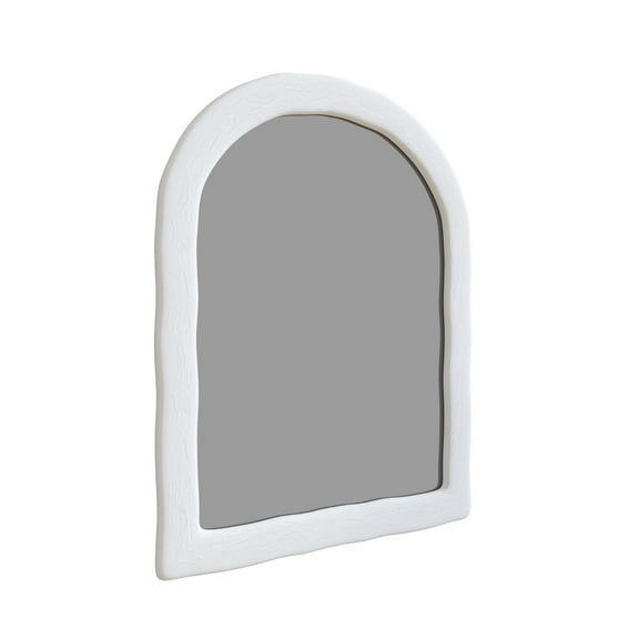 Glass Warehouse Mf-Puar-38X47 Thea 38" W X 47" H Arched Framed Accent Mirror - White