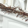thumbnail image 3 of Factory Direct Craft 54″ Burgundy Black and Tan Pip Berry Garland – Rustic Indoor Fall & Country Decor, 3 of 4