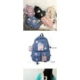 thumbnail image 7 of MMYGU Kawaii Backpack with Pins Kawaii School Backpack Cute Aesthetic Backpack Cute Kawaii Backpack for School (Beige, With Accessories), 7 of 7