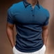 thumbnail image 2 of Playeras Hombre Cuello V Camiseta De Manga Corta Para Hombre Verano Casual Estampado De Lunares Camisas Festivas Tops, 2 of 4